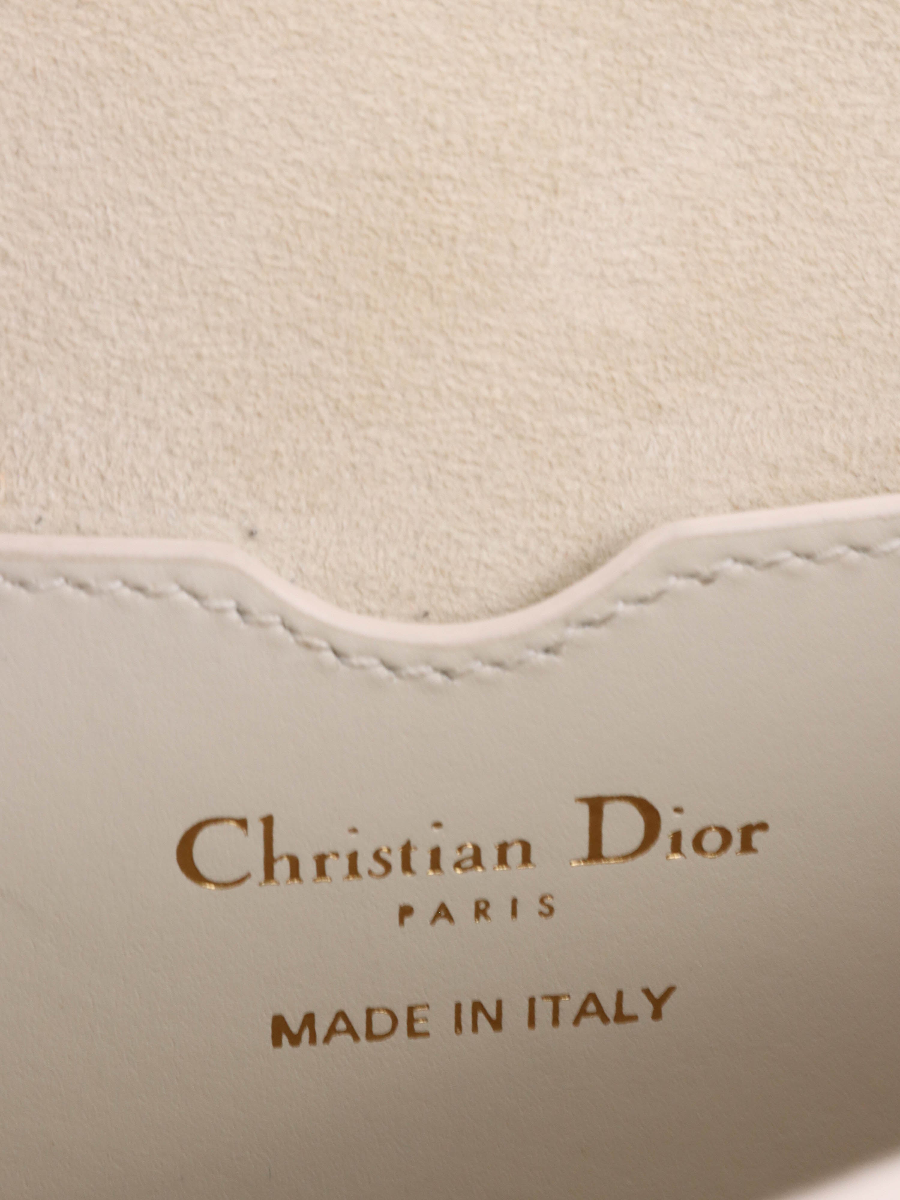 Dior Medium White Bobby Bag - Luxury Designer Handbag for Women | Perfect for Work, Evening Out & Special Occasions
