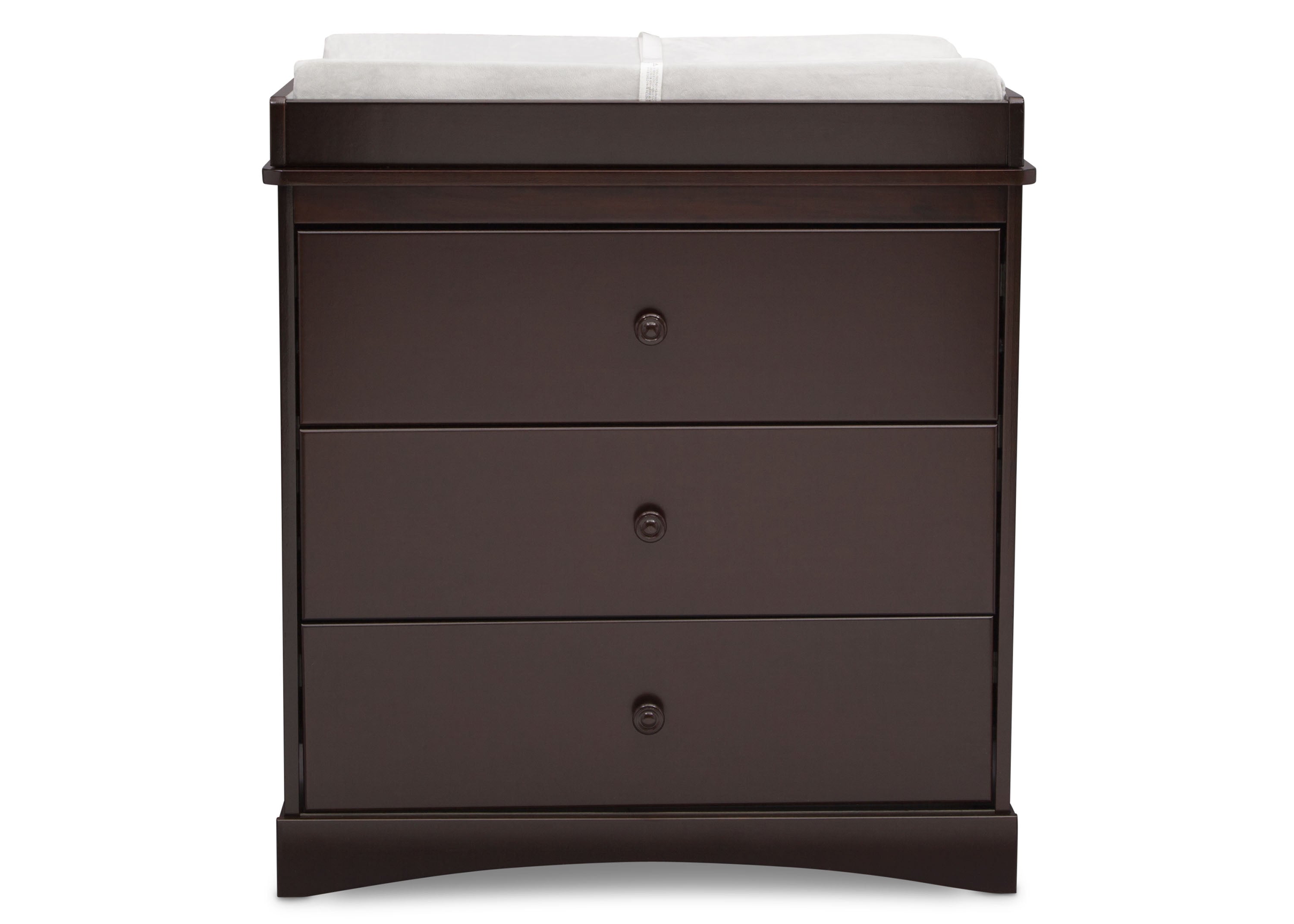 Sutton 3-Drawer Baby Dresser with Changing Table Top - Nursery Storage Solution for Diapers, Clothes & Essentials