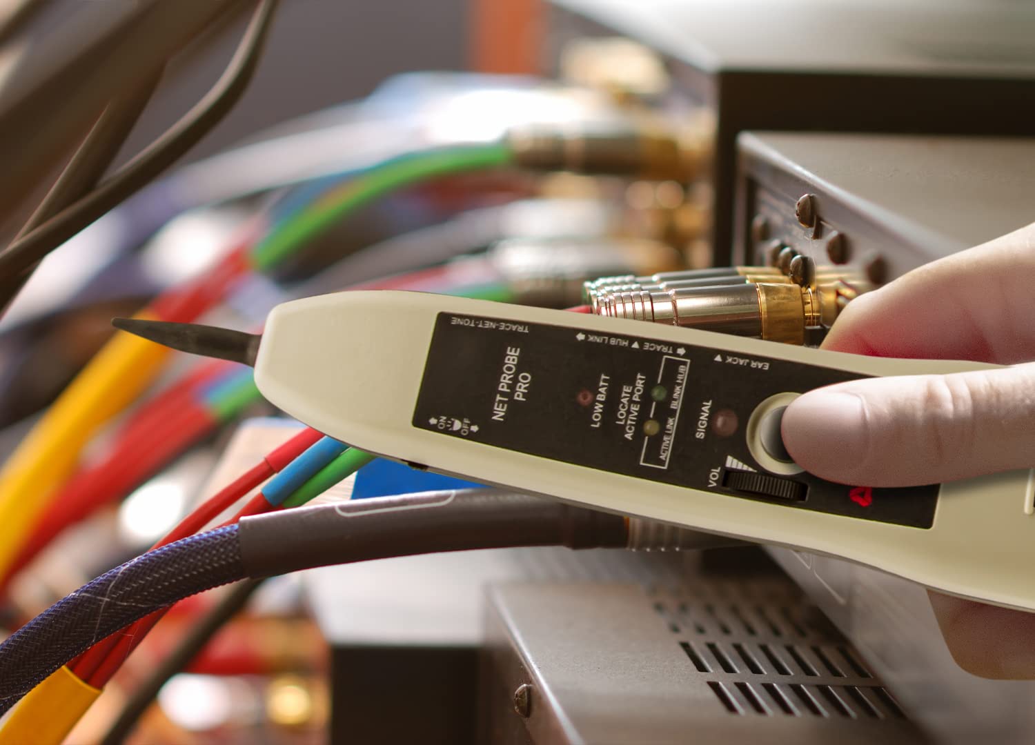 Triplett CTX690 Network Tone and Probe Cable Tracer Kit - Wire Tracker for Ethernet, Coaxial, Telephone Lines - Ideal for IT Technicians, Electricians, and Network Installations