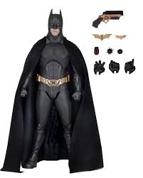 Batman Begins The Dark Knight Trilogy 1/4 Scale Action Figure by NECA - Collectible Movie Replica for DC Fans & Home Display