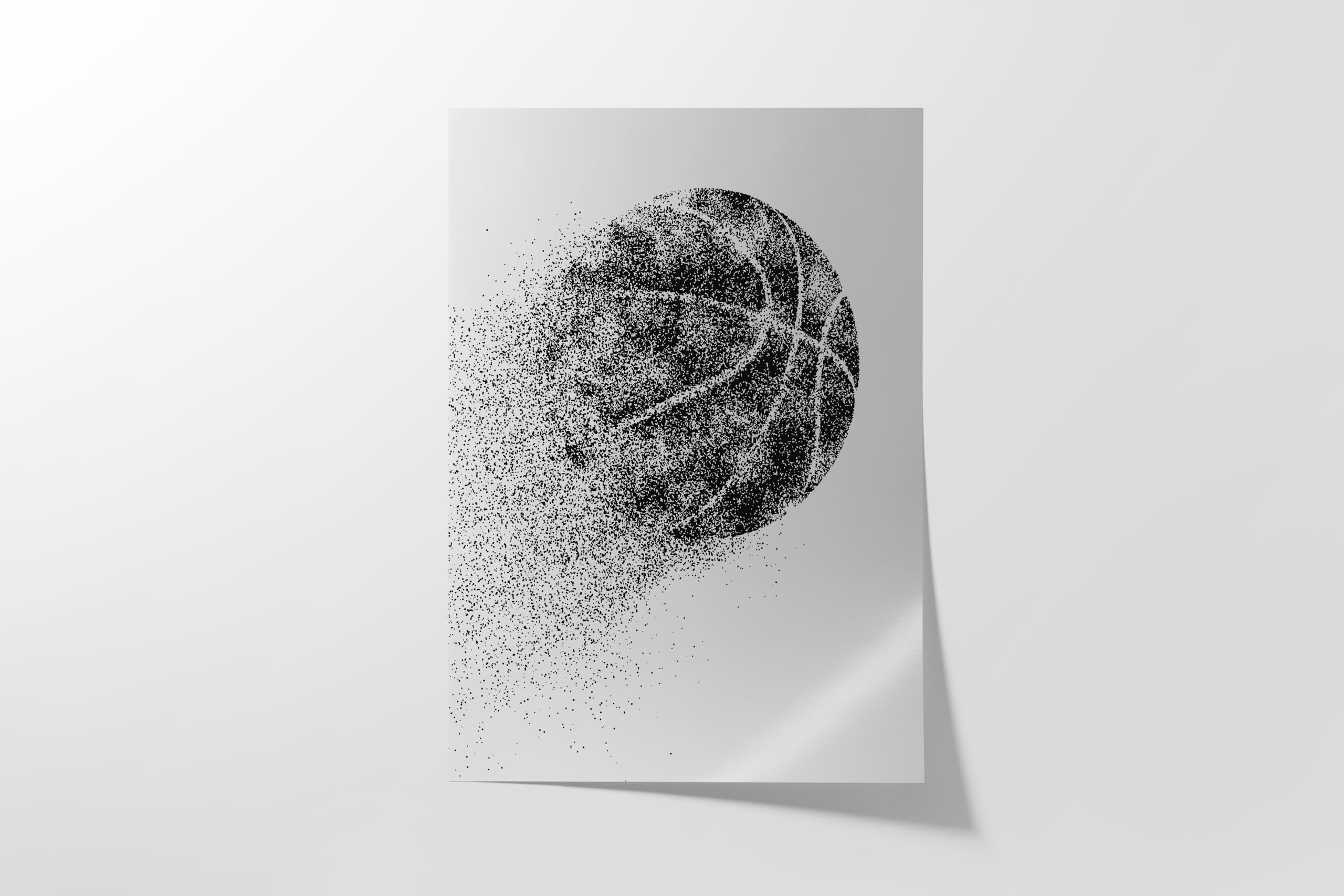 Basketball Wall Art Prints - Set of 4 (8x10) Unframed Sports Posters for Boys Room, Teen Bedroom & Man Cave Decor - Perfect for Basketball Fans, Kids Room & Game Room Wall Decor