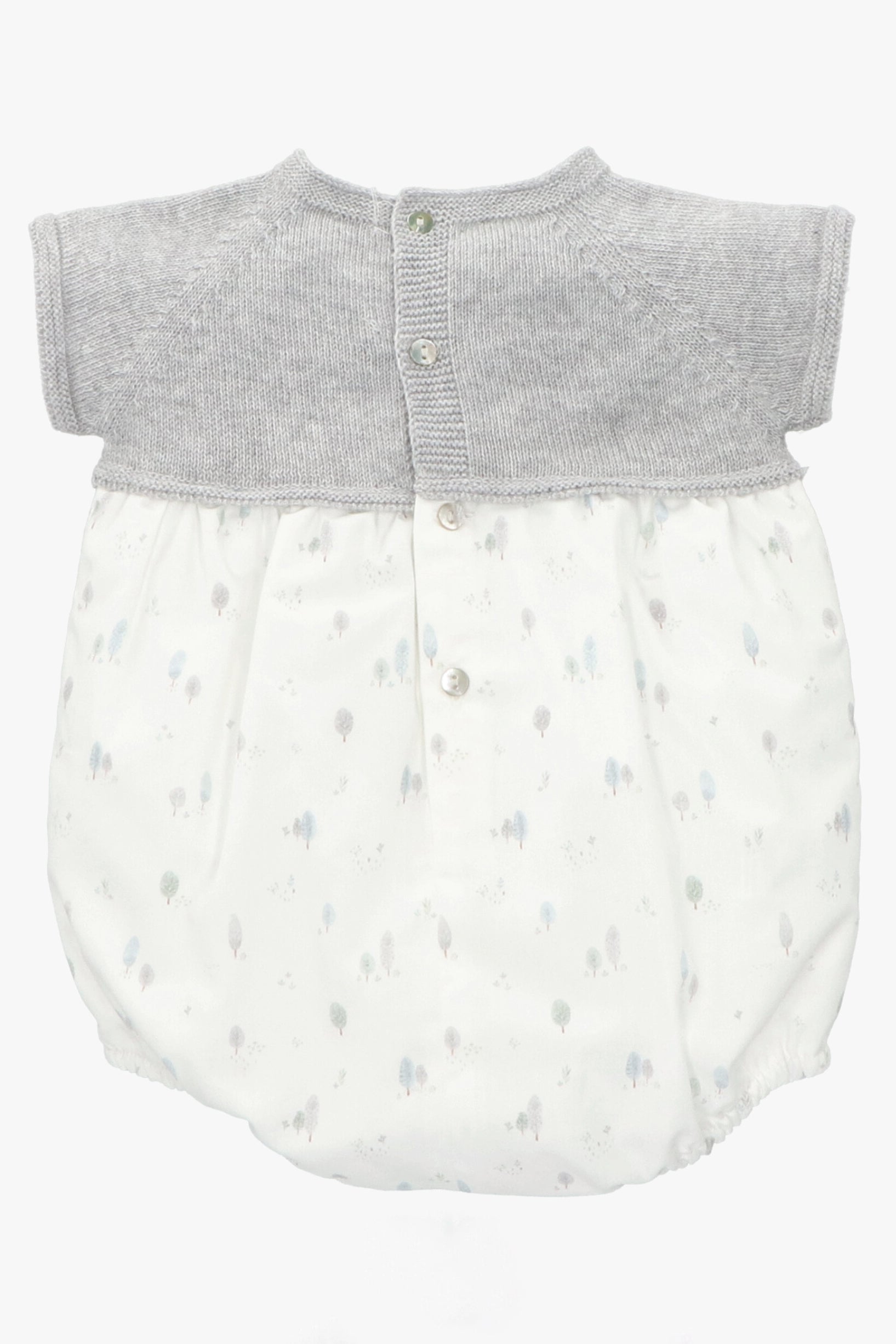 Saige Light Grey Tree Print Romper - Stylish & Comfortable Jumpsuit for Women | Perfect for Summer Outfits, Beach Vacations & Casual Wear
