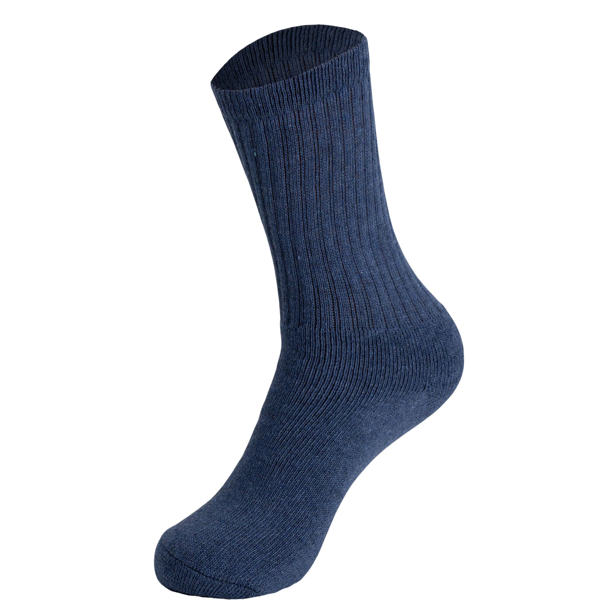 American Made Cotton Crew Athletic Socks for Women - Seamless Toe Comfort (3-Pack) - Perfect for Running, Gym Workouts & Everyday Wear