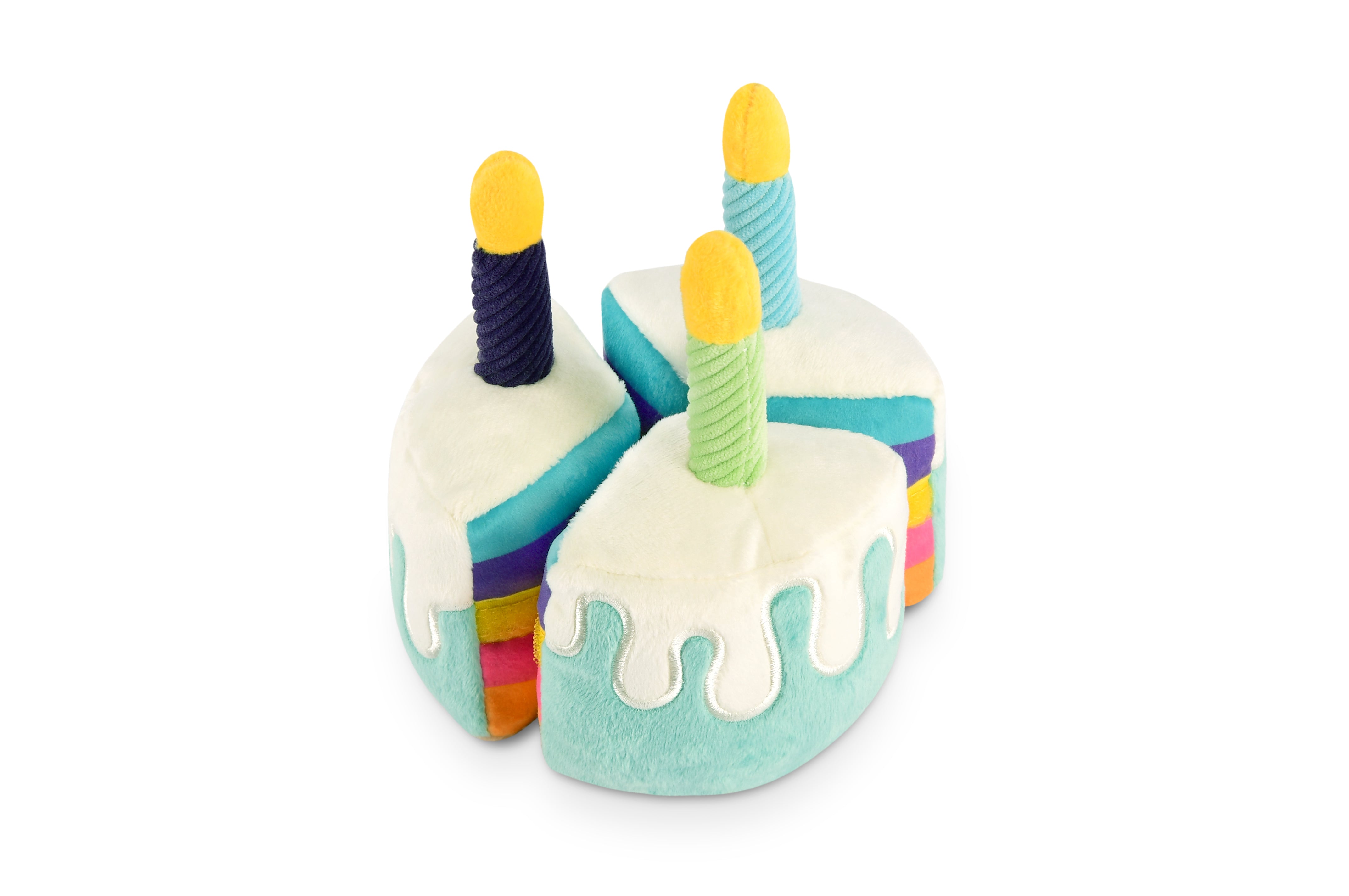 El Pastel Bone Appetit Dog Toy Plush Chew Toy for Small & Large Dogs | Pet P.L.A.Y. Party Time™ - Perfect for Birthday Celebrations, Playtime & Training Rewards