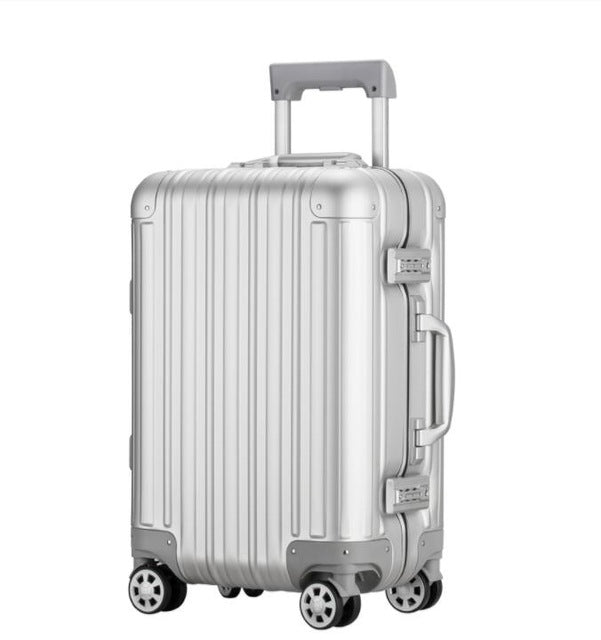 100% Aluminum Carry-On Luggage with TSA Lock & Universal Wheels - 20