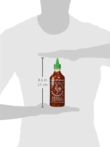 Huy Fong Sriracha Hot Chili Sauce - 17oz Bottle (Pack of 3) | Spicy Asian Hot Sauce for Cooking, Pho, Ramen & Dipping | Perfect for Home Kitchens & Restaurants