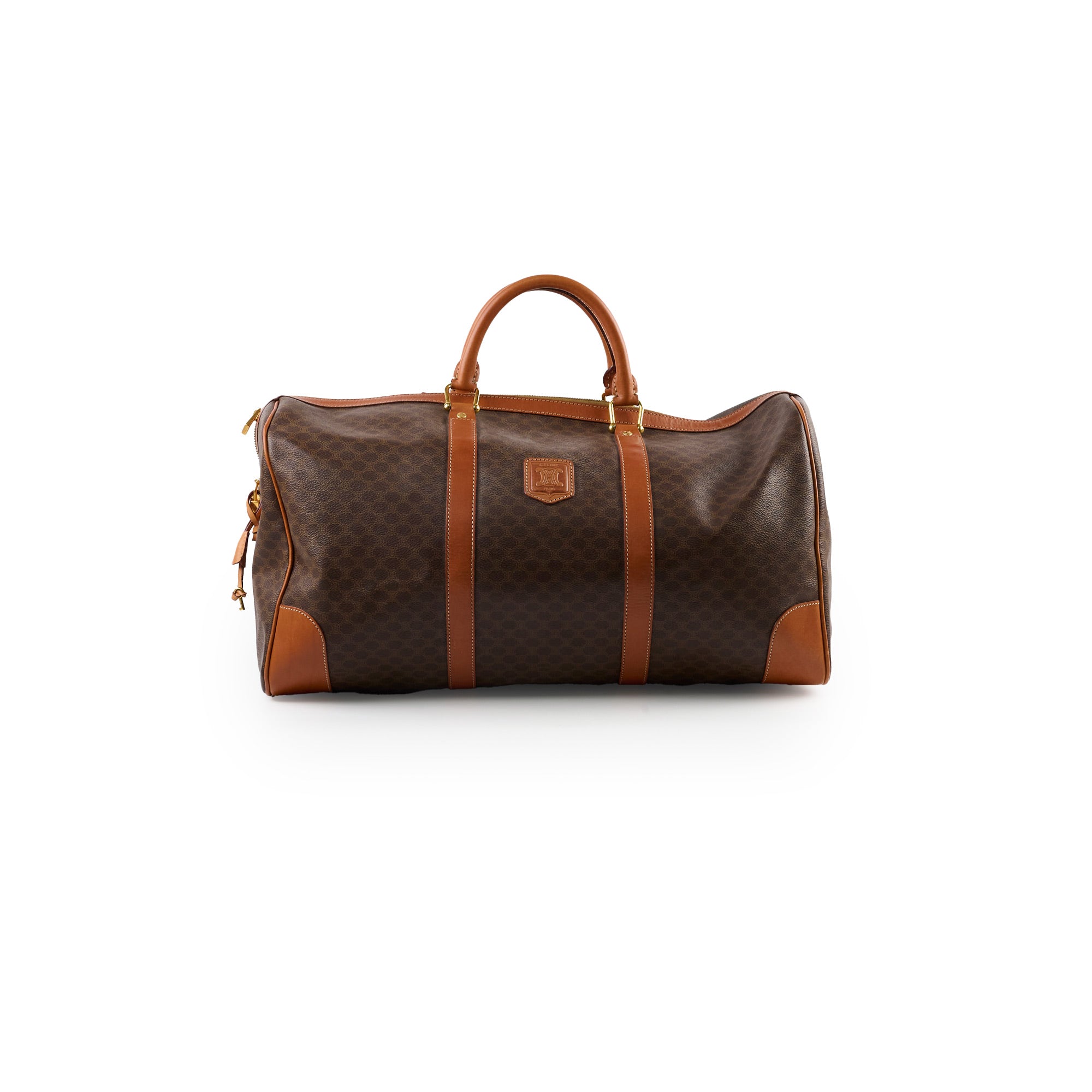 Vintage Celine 50 Macadam Duffle Bag - Stylish Travel Duffel for Women, Perfect for Weekend Getaways & Gym Essentials