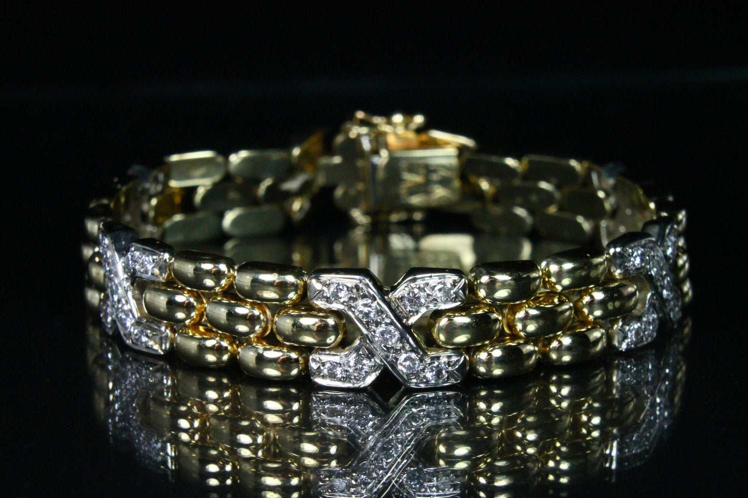 1.15 Carat Total Weight (TCW) Diamond XS Tennis Bracelet in 14K Gold - Elegant Jewelry for Women, Perfect for Weddings, Parties & Special Occasions