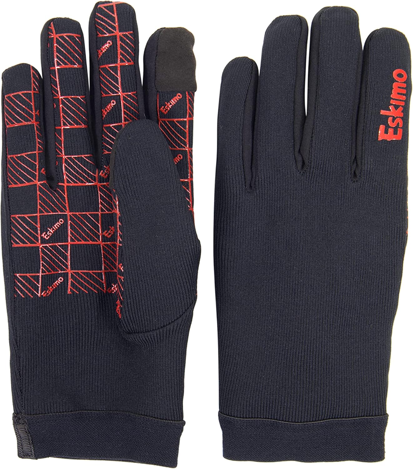 Eskimo Lockout Flex Gloves - Black Ice Winter Work Gloves for Men & Women, M/L Size - Perfect for Construction, Outdoor Activities & Cold Weather Protection