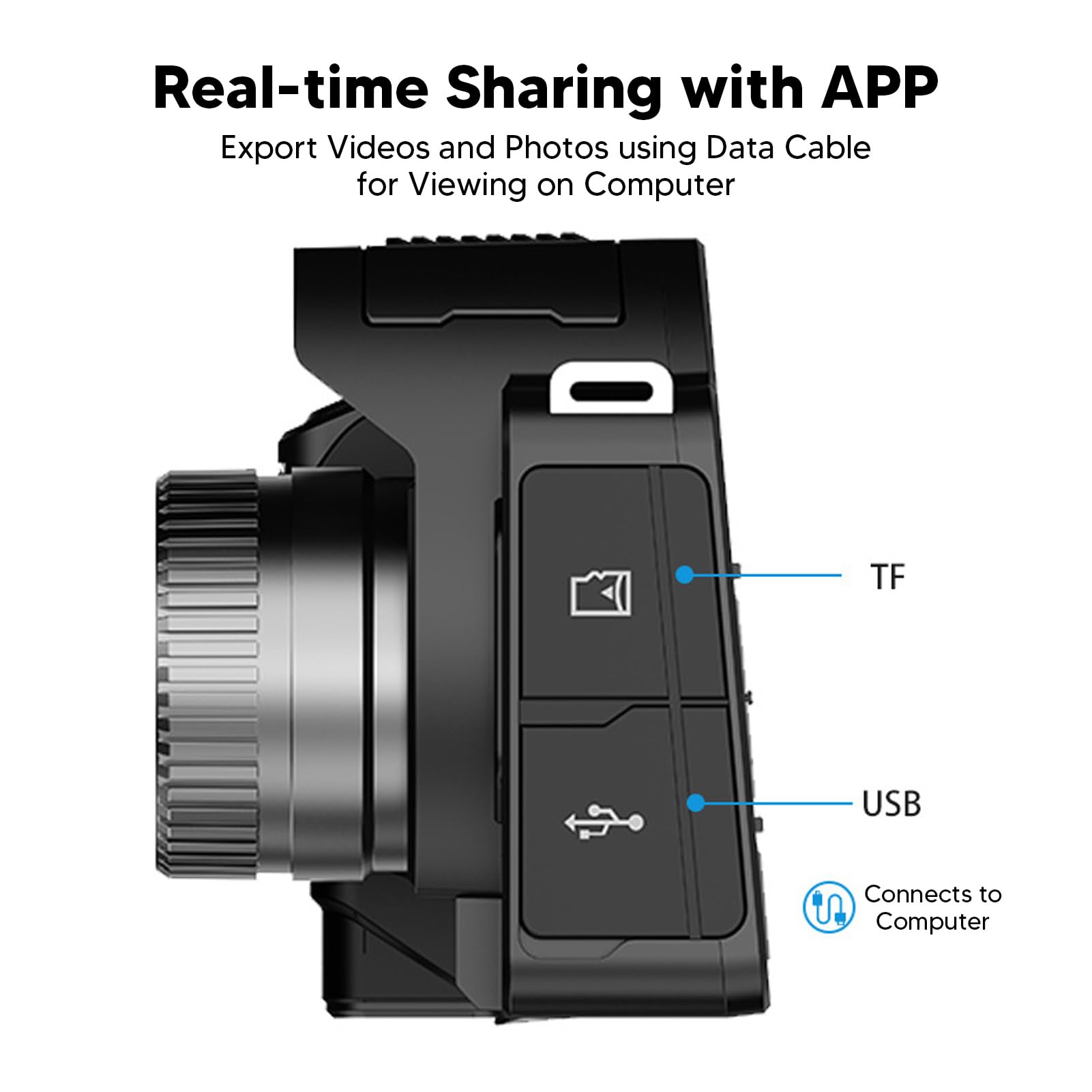4K 40MP Digital SLR Camera with 5G WiFi & 50X Zoom - 4.2 Inch Touch Screen, Full Color Night Vision, Compact Vlogging Camera for YouTube, Travel Photography and Outdoor Adventures