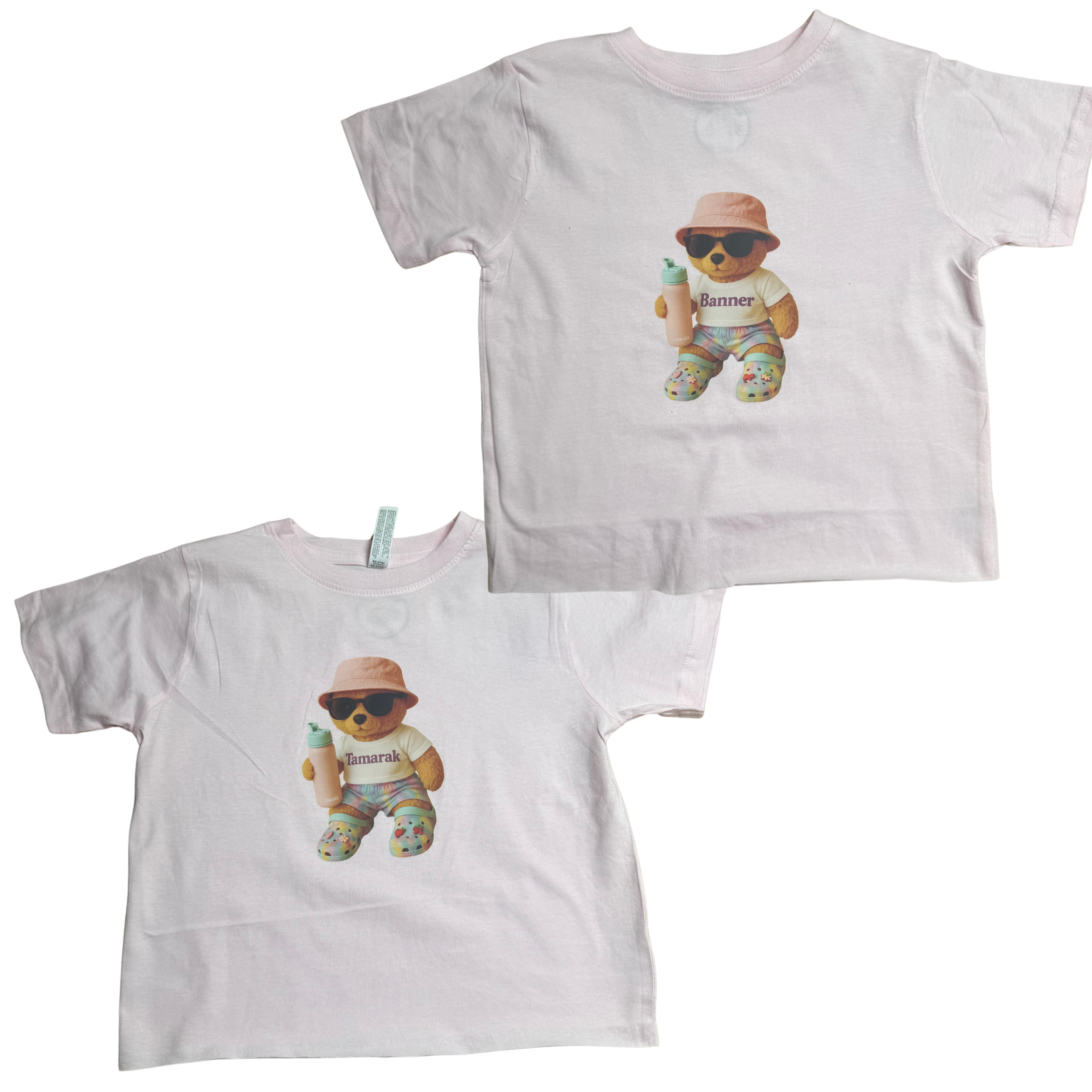 LaLa Land Day Camp Bear Graphic Tee - Soft Cotton T-Shirt for Women & Girls - Casual Summer Camping & Outdoor Activities