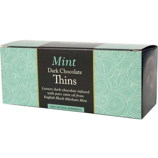 Beech's Dark Chocolate Thins 150g - Premium British Chocolate Bars for Gifting & Desserts - Perfect for Valentine's Day, Birthdays & After-Dinner Treats
