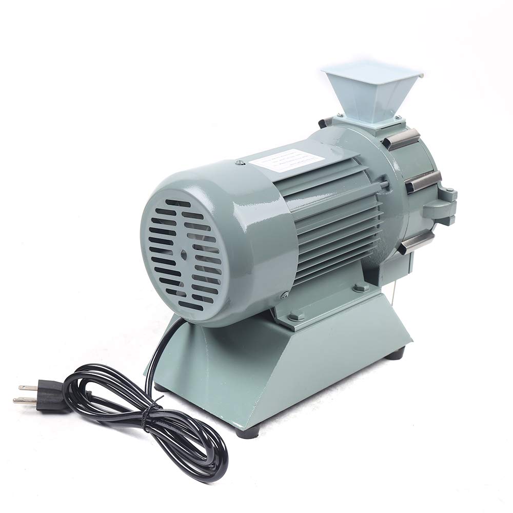 50g Electric Spice Mill Grinder - 110V Mini Grain Mill with 30-120 Mesh Powder Machine for Coffee, Pepper, Salt - 1400 RPM for Home, Restaurant & Commercial Use - Perfect for Kitchen, Bakery & Coffee Shop