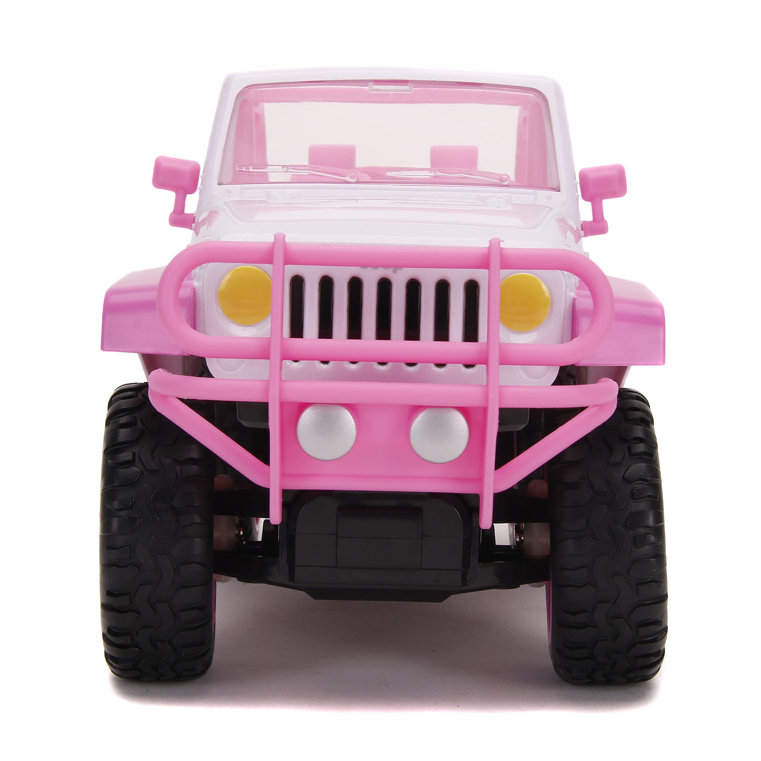 JADA Toys - Girlmazing 1:16 Scale Remote Control RC Jeep with Exclusive Star Design - Perfect for Girls' Indoor & Outdoor Play, Birthday Gifts, and Collectible Toy Cars
