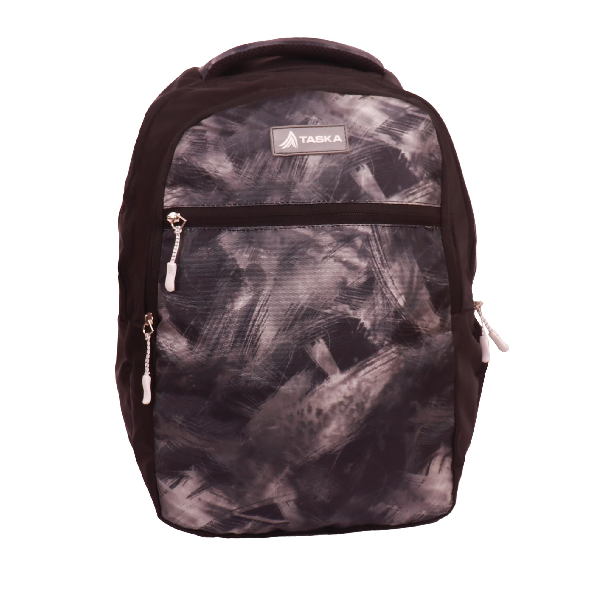 Durable Water Resistant Heather Black Polyester Laptop Backpack for Men & Women - College, School & Office Use with Rain Cover - Perfect for Commuting, Travel & Daily Essentials