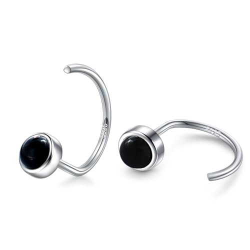 Synthetic Black Onyx /Silver