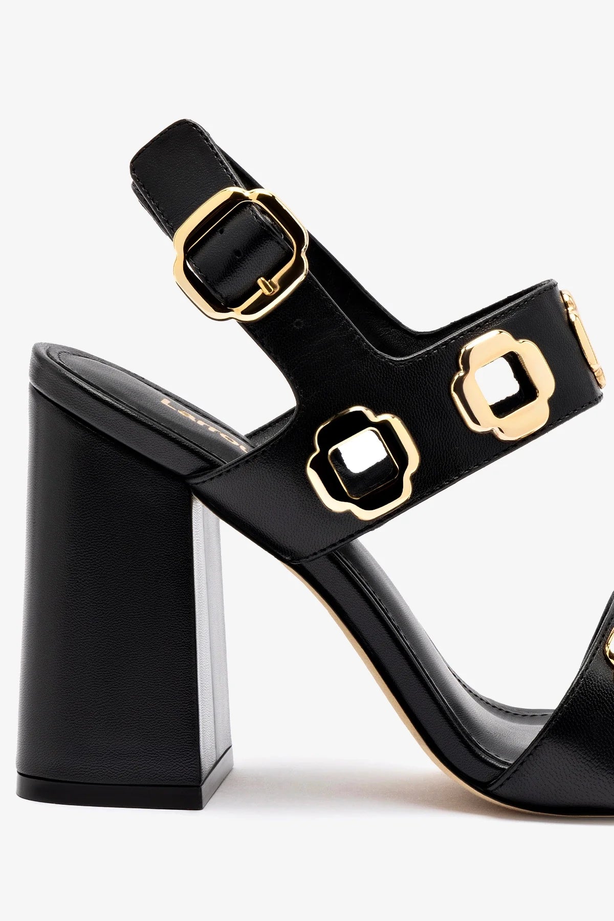 Premium Milan Hi Sandal - Genuine Black Leather Women's Fashion Sandals for Summer Outfits & Beach Vacations