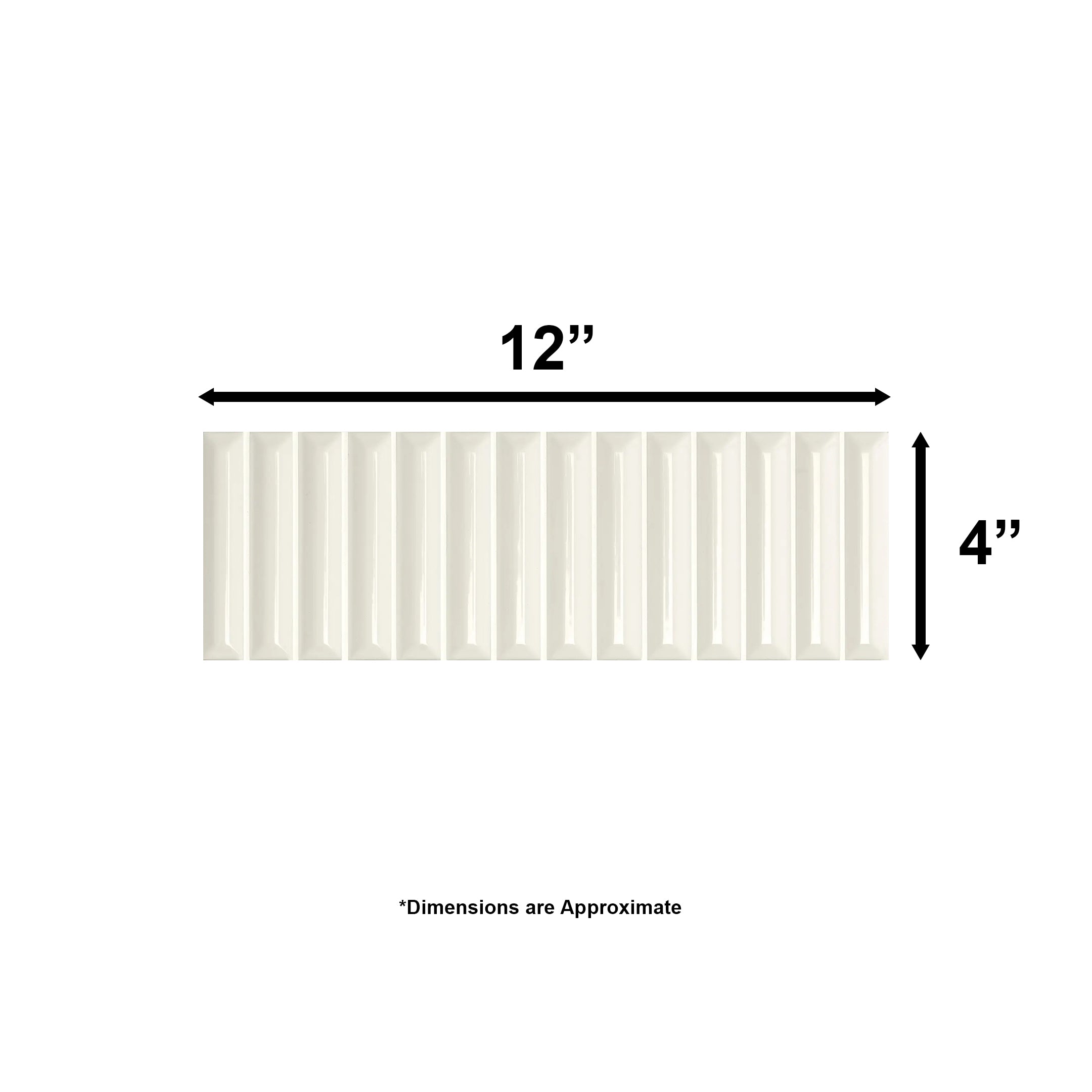 Premium Hashi Curve Kit Kat Fluted Wall Tile - Elegant Textured Ceramic Tiles for Modern Kitchen Backsplash & Bathroom Decor