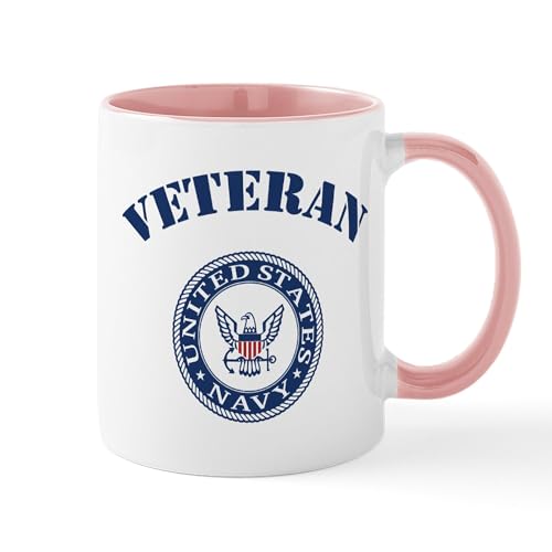White/Pink Inside - U. S. Navy Veteran