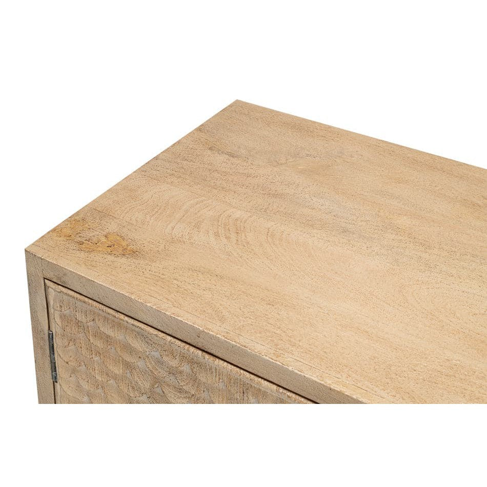Stylish Archie 4-Door Sideboard with Storage - Modern Wooden Buffet Cabinet for Dining Room & Living Room - Perfect for Home Decor & Organization