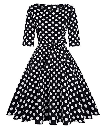 3/4 Sleeve - Dots Black