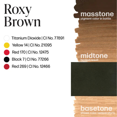 Roxy Brown Permablend Long Lasting Lipstick - Waterproof & Smudge Proof Matte Lip Color for All-Day Wear | Perfect for Work, Parties, and Everyday Makeup