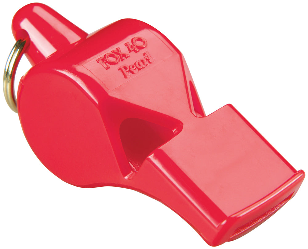 Fox 40 Pearl Safety Whistle with Lanyard - Loud Emergency Whistle for Sports, Coaches, Referees, Lifeguards, and Outdoor Activities