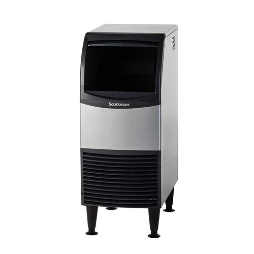 Scotsman 140 lb Undercounter Commercial Flake Ice Maker with Storage Bin - Perfect for Bars, Restaurants, and Cafes