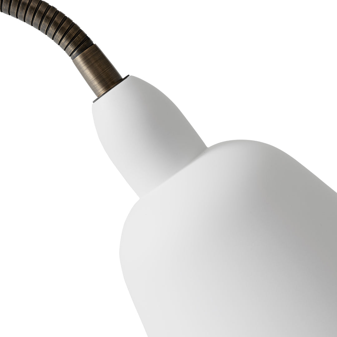 Bellevue AJ7 Modern Floor Lamp for Living Room - Adjustable Height LED Standing Light with Remote Control, Perfect for Bedroom, Office, and Reading Corner