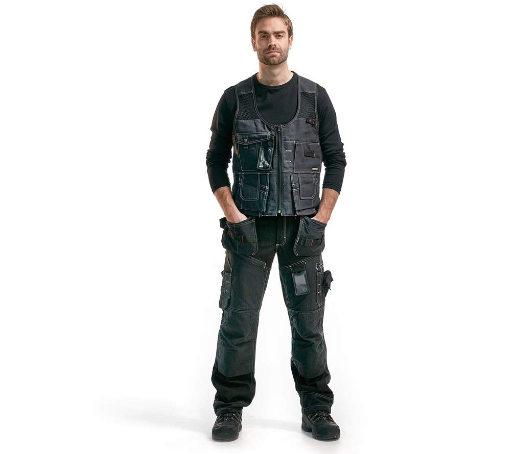 BLÅKLÄDER Men's Modern Work Pants - Durable & Comfortable for Construction, Carpentry & Outdoor Jobs | Perfect for Professionals & DIY Enthusiasts