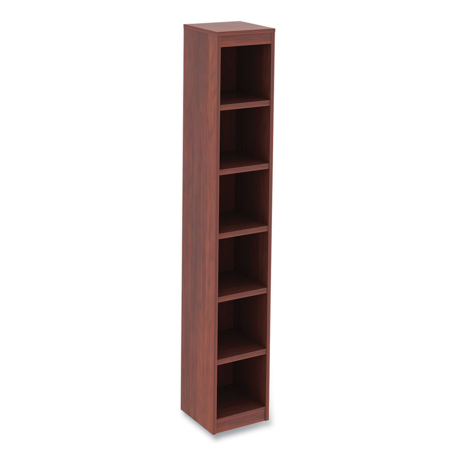 Alera Valencia Series 6-Shelf Narrow Bookcase - 11.81
