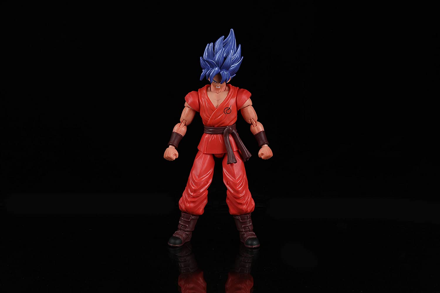 Super Saiyan Blue Kaioken x10 Goku Dragon Ball Super Action Figure - Dragon Stars Series 6.5 Collectible Toy for Anime Fans & Display