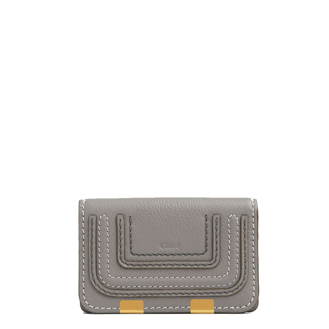 Marcie Flap Card Holder Wallet for Women - Slim RFID Blocking Credit Card Holder with Wristlet Strap, Perfect for Travel, Shopping & Everyday Use (Grey)