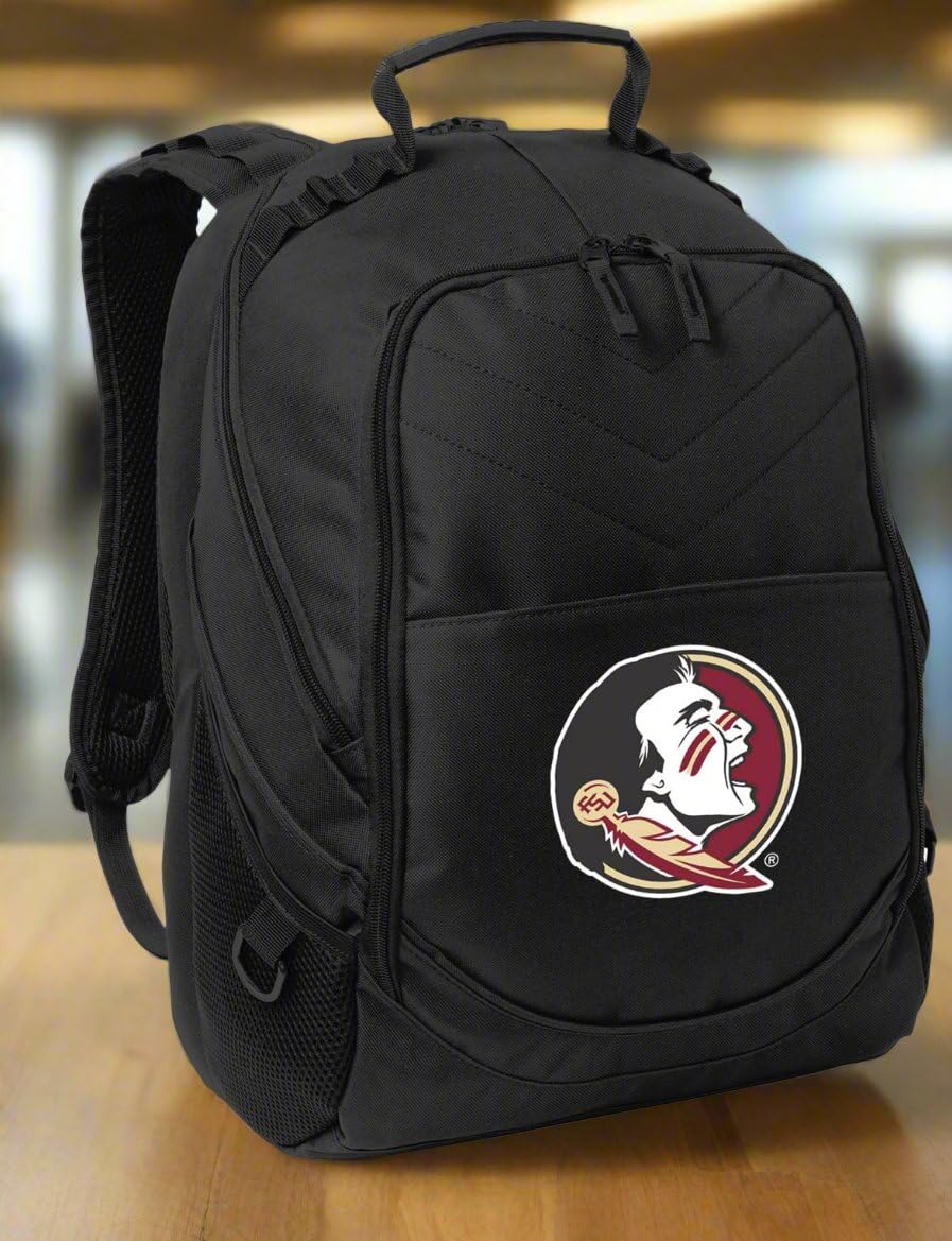 Florida State University FSU Logo Laptop Backpack - Durable Computer Bag for College Students, Commuters & Campus Life