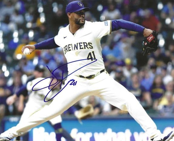 Autographed Joe Ross 8x10 Milwaukee Brewers Photo - Signed Baseball Memorabilia for Collectors & Fans - Perfect for Man Cave, Sports Room Decor & Gift for Baseball Enthusiasts