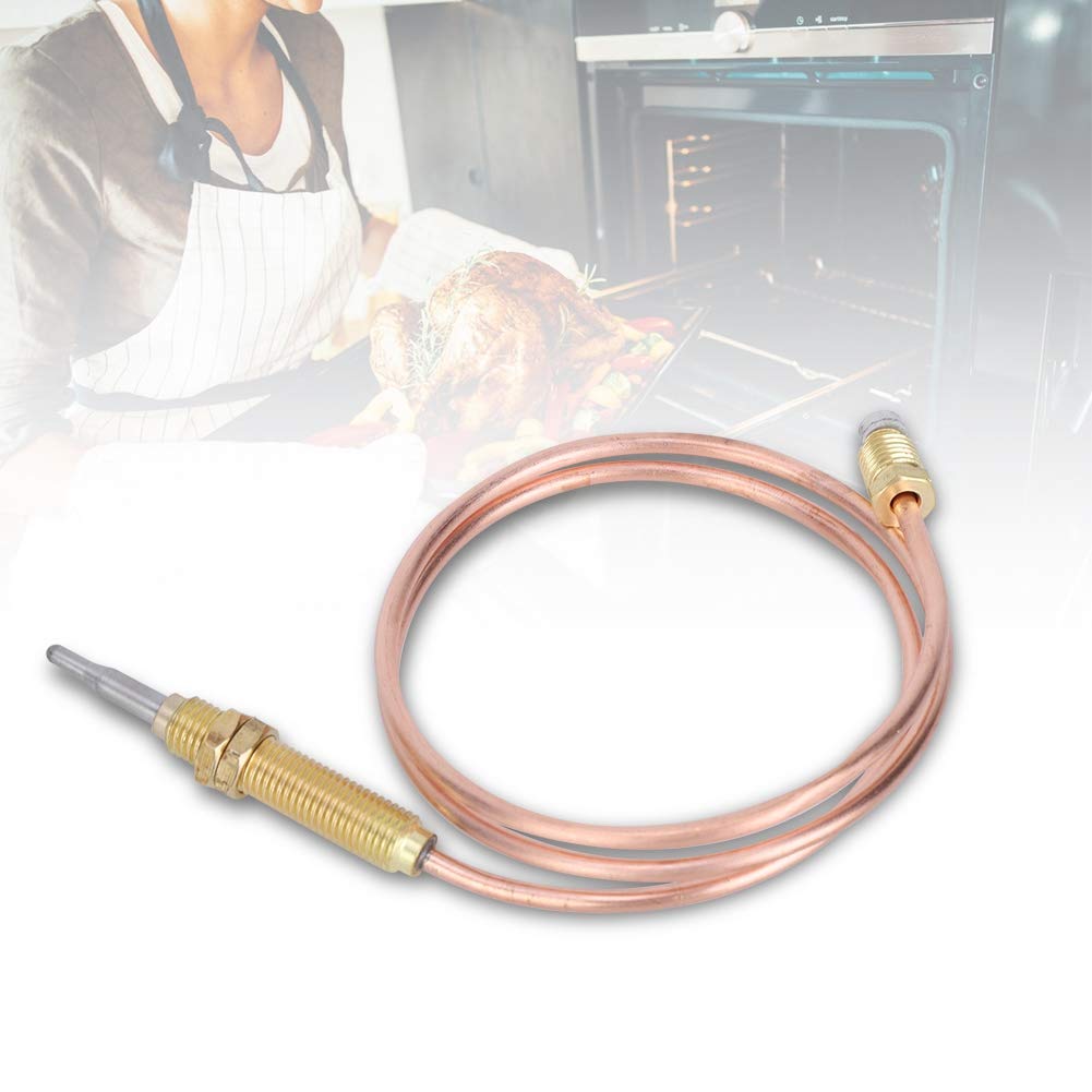 High-Performance M8 Thread Thermocouple - Fast Response & Stable Temperature Sensor for Water Heaters, Gas Heaters, Ovens & Grills | Durable Probe with Nut for Precise Heating Control