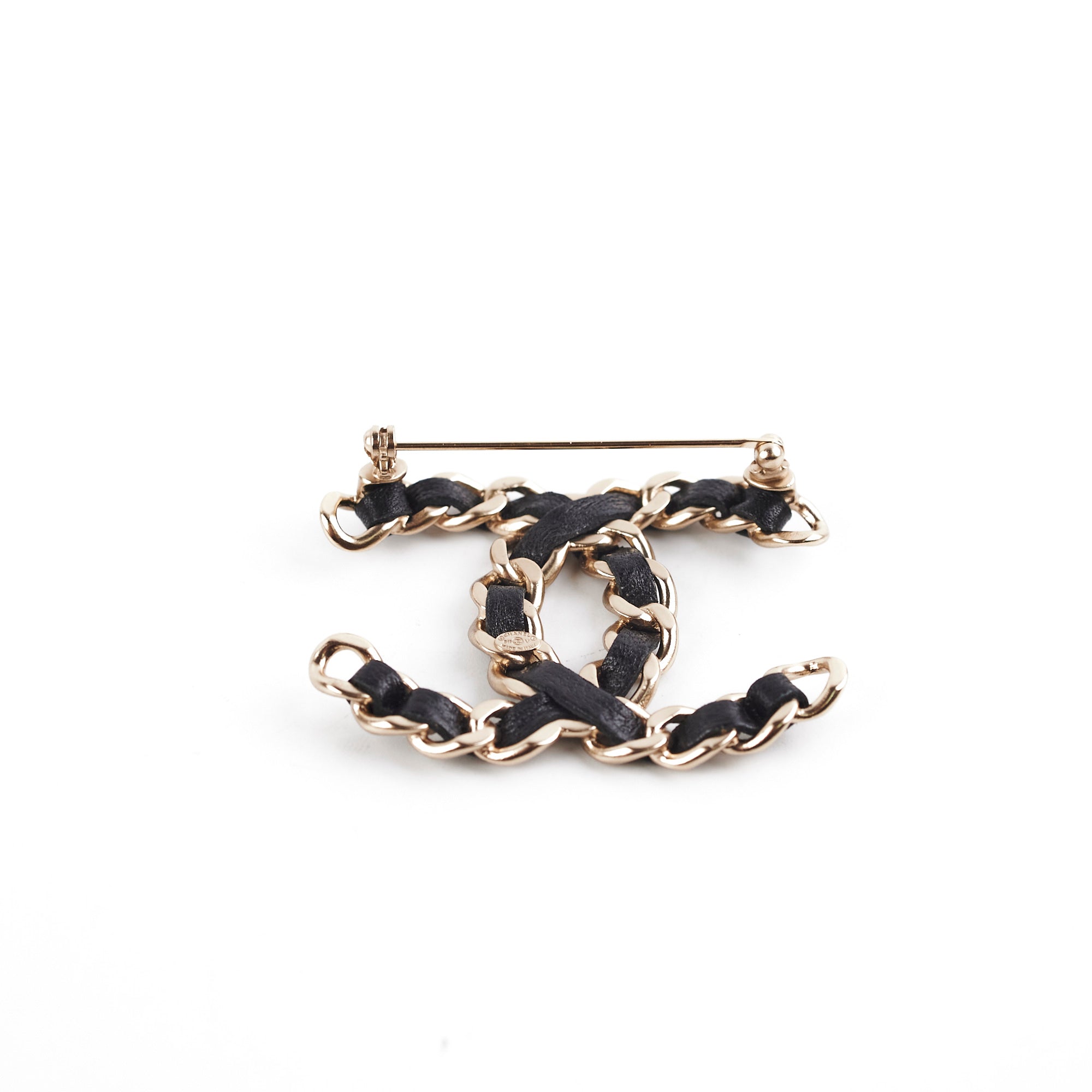 Chanel CC Logo Brooch - Elegant Gold-Tone Pin for Women | Perfect for Blazers, Coats, Bags & Scarves | Luxury Fashion Accessory Gift