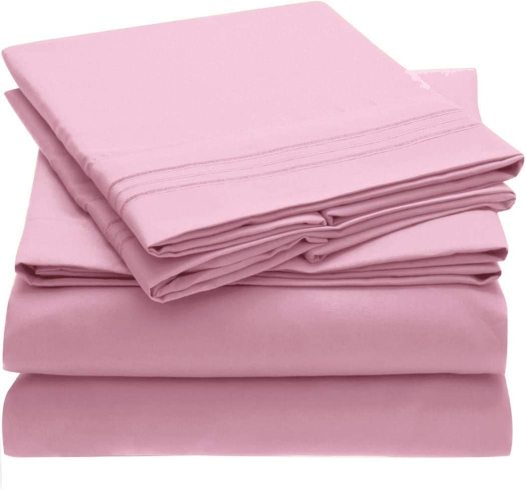 Premium 5-Piece Split Queen Sheet Set for Adjustable Beds | 100% Egyptian Cotton Deep Pocket Sheets (16