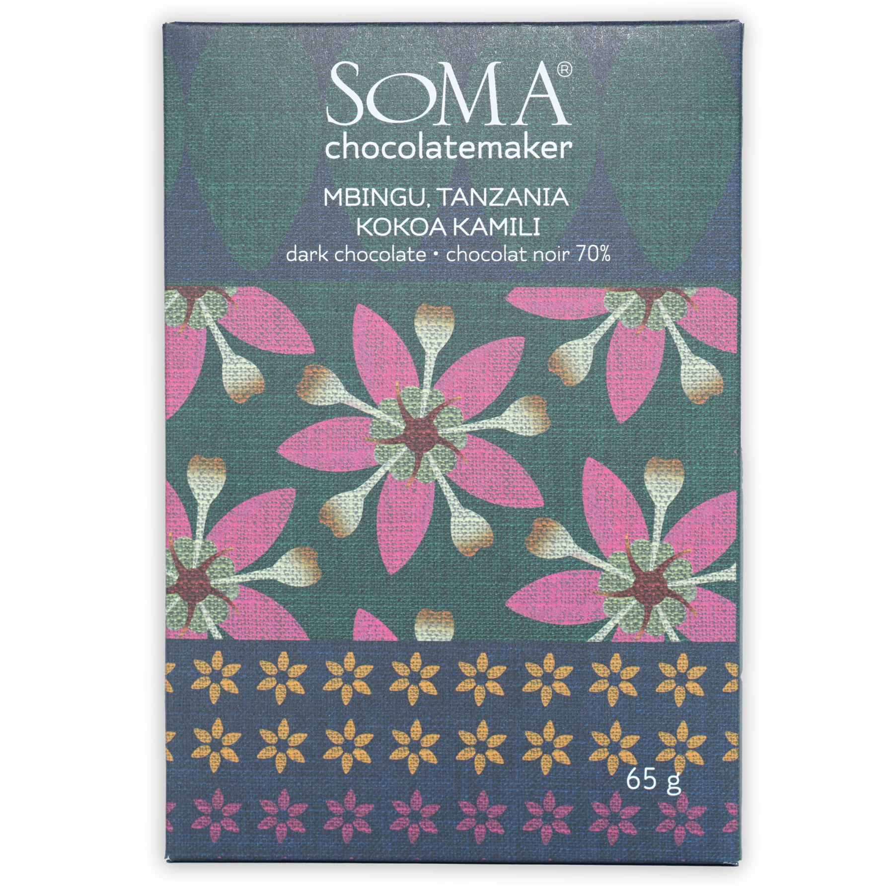 Organic Soma Mbingu Tanzania 70% Dark Chocolate Bar - Premium Single Origin Cocoa - Perfect for Gifting, Baking & Healthy Snacking