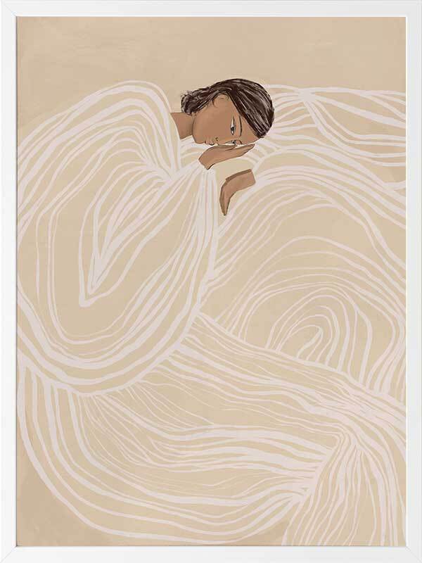 Delilah Dancing Framed Wall Art Print - Elegant Home Decor for Living Room, Bedroom & Office - Perfect Gift for Art Lovers