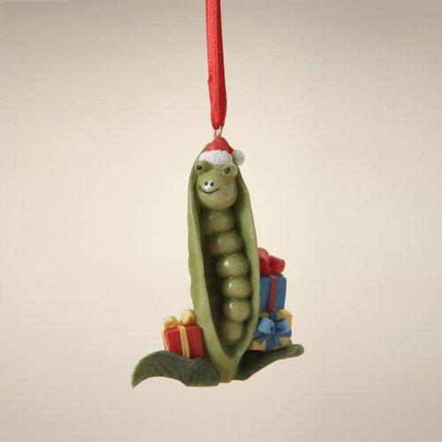 Handmade Peapod Caterpillar Resin Ornament - Unique Home Decor for Garden, Nursery & Spring Displays | Perfect Gift for Nature Lovers