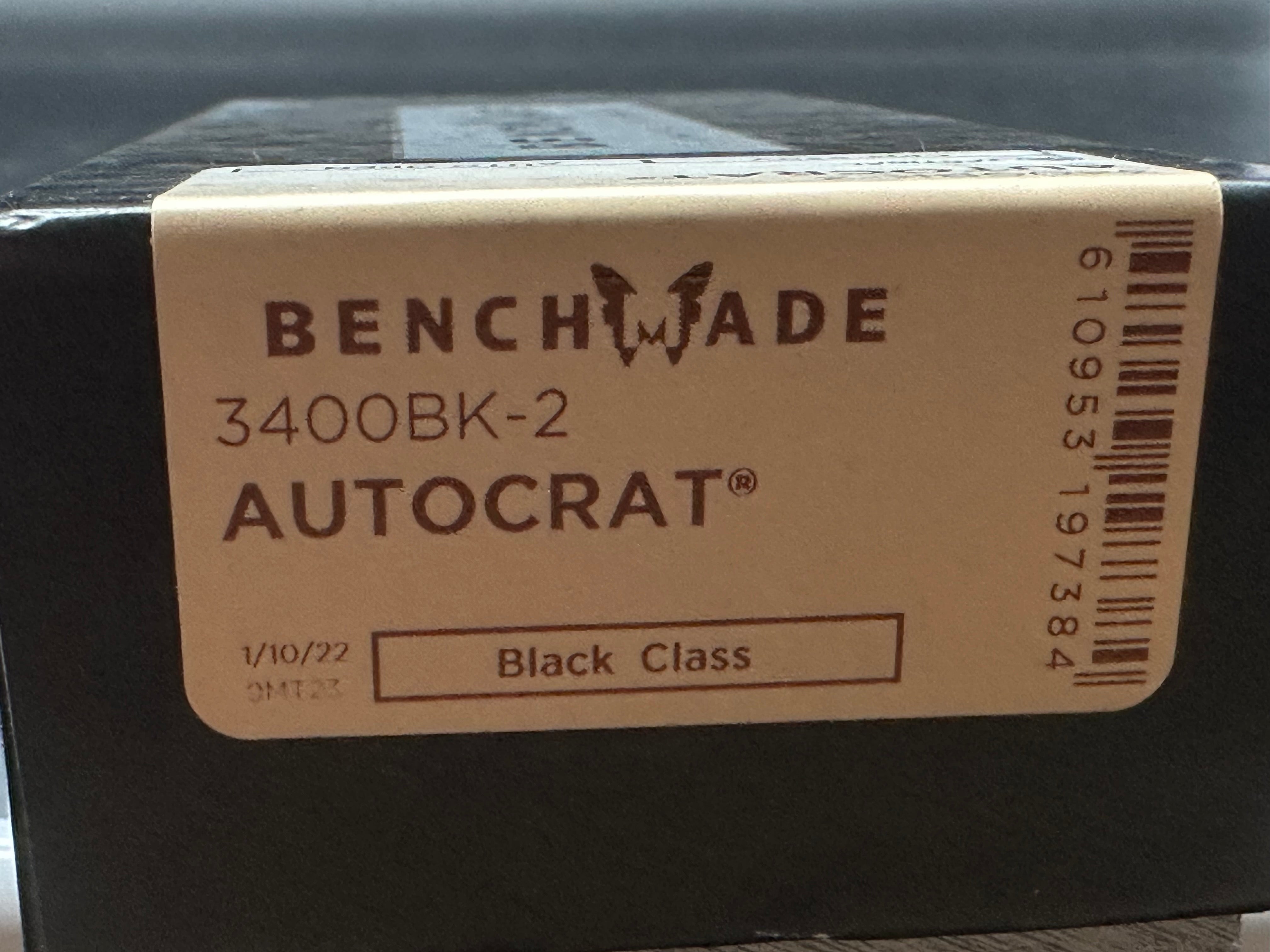 Benchmade Autocrat D/A OTF Automatic Knife - Tan G-10 Handle, 3.71