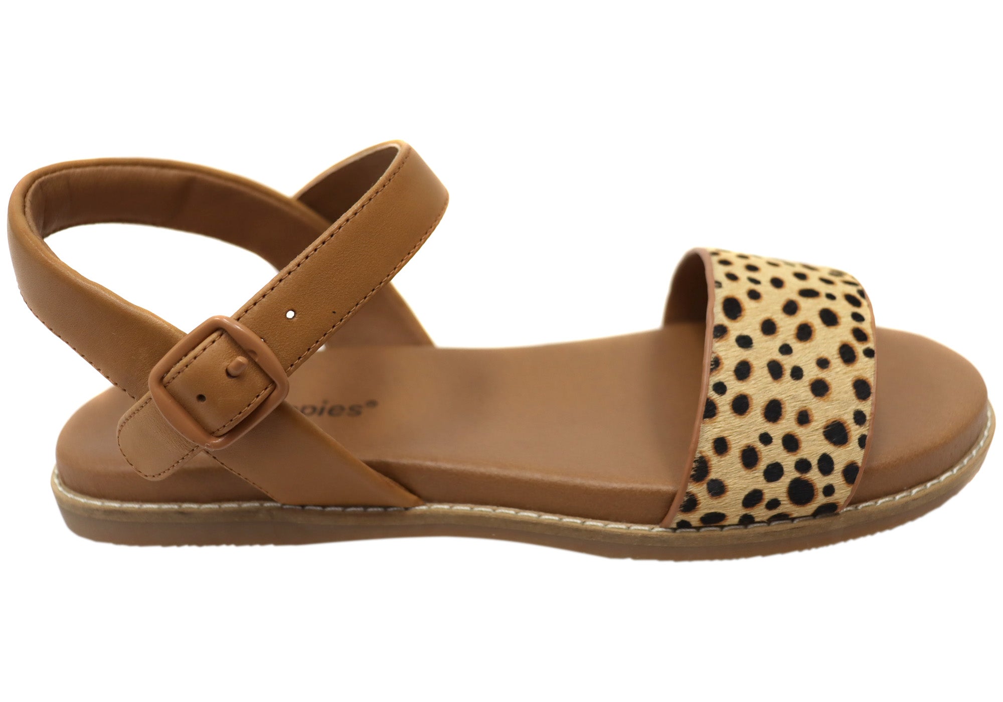 Hush Puppies Women's Comfortable Leather Sandals - Breathable & Supportive for Walking, Travel & Summer Outfits