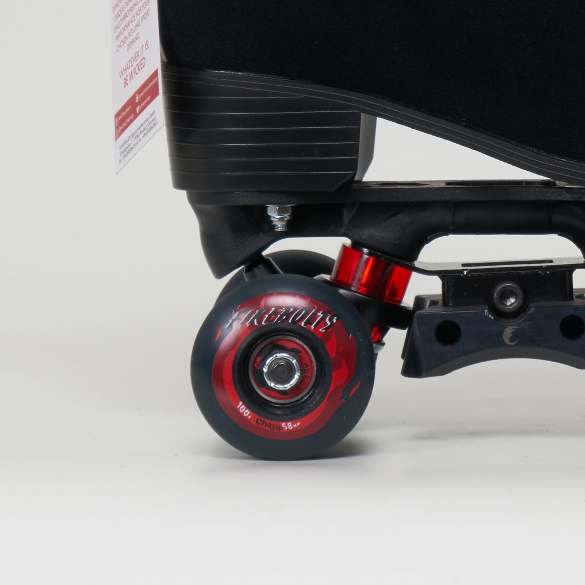 Chaya Park Dark Soul Melrose Premium Roller Skates - High-Quality Quad Roller Skates for Women & Men - Perfect for Outdoor Skating, Rink, Park & Street Performance