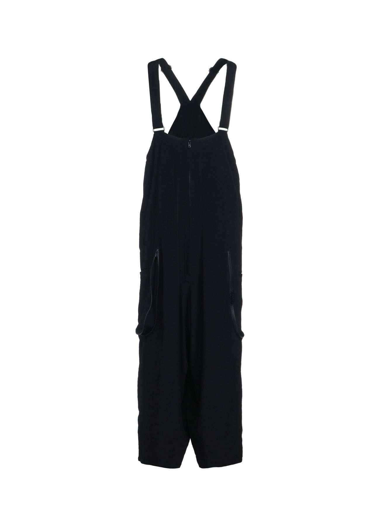 Stylish Crepe de Chine Gusseted Zippered Pocket Overalls for Women - Perfect for Casual Outings, Workwear & Everyday Comfort