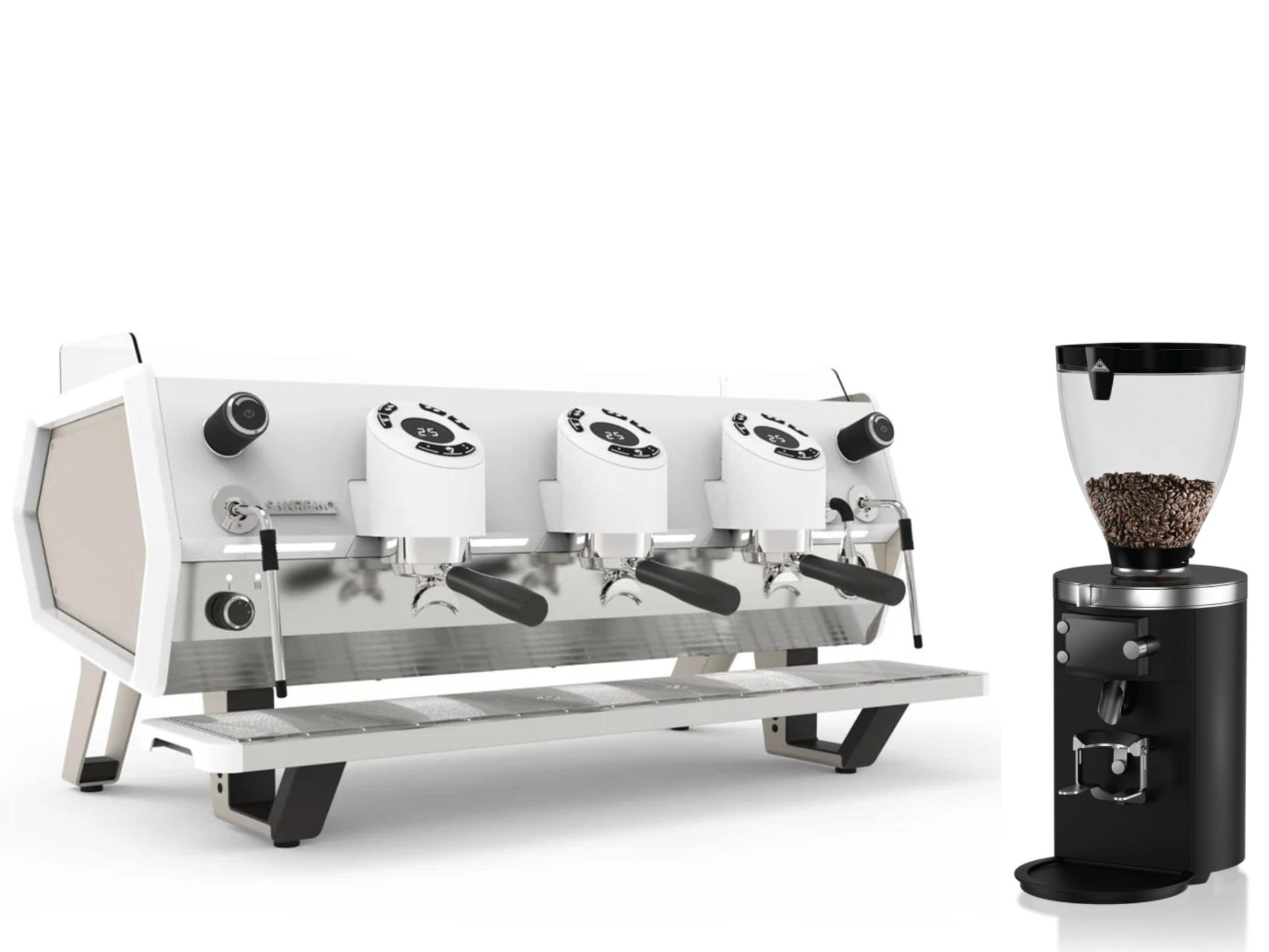 Sanremo D8 Commercial Espresso Machine & Mahlkonig E80S Supreme Grinder Bundle - Perfect for Coffee Shops, Restaurants & Home Baristas