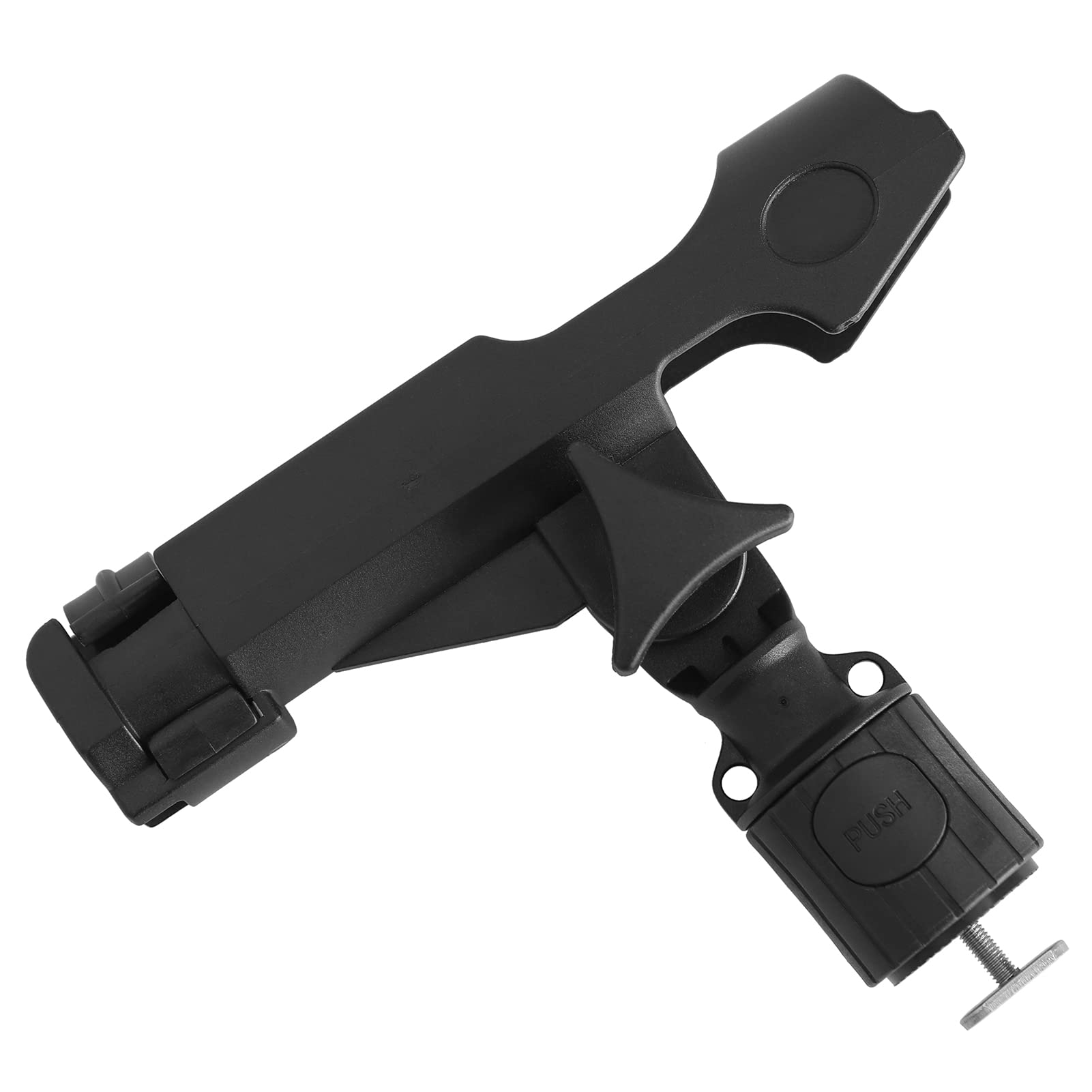 Lixada Adjustable Fishing Rod Holder & Stand - Universal Kayak Rail Mount for Secure Pole Storage | Perfect for Kayak Fishing, Boat Angling & Shore Casting