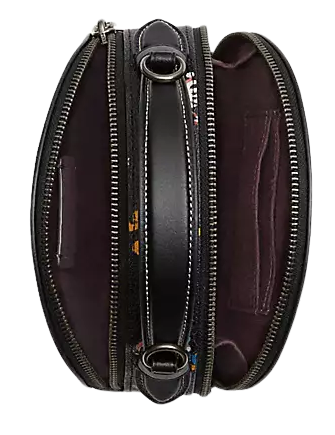 Coach Disney X Coach Canteen Crossbody Bag with Holiday Print - Stylish Mini Shoulder Purse for Women, Perfect for Christmas Gifts & Party Outings