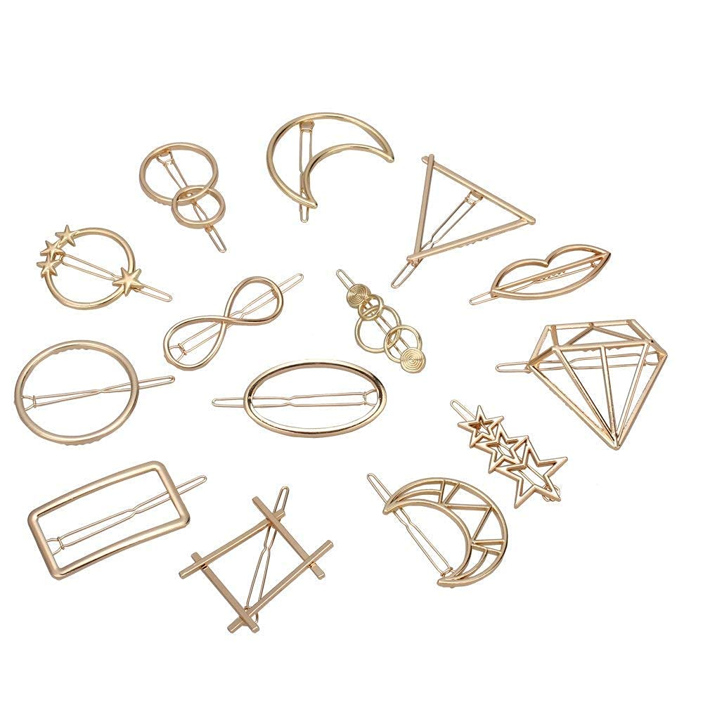 Minimalist Geometric Round Hollow Metal Hair Clip - Silver Alloy Hairpin for Women & Girls | Perfect for Updos, Ponytails & Everyday Hairstyles | Hair Accessories & Barrettes