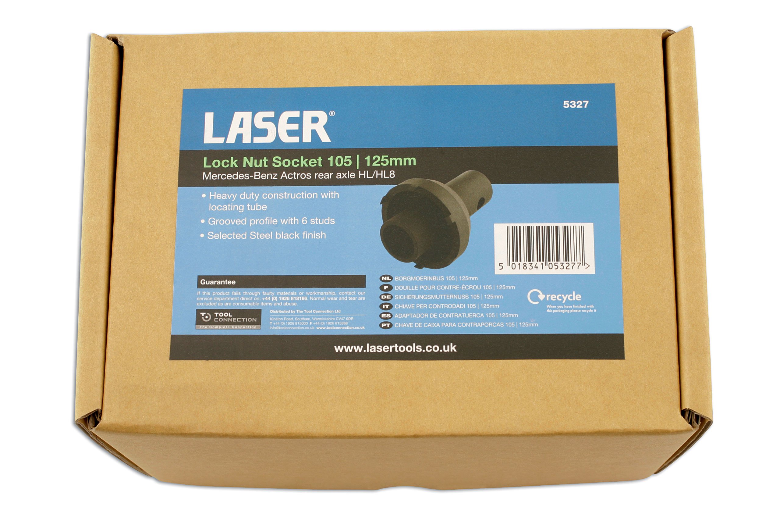 5327 Laser Lock Nut Socket Set - High Precision Anti-Slip Tool for Automotive & Machinery Maintenance (Ideal for Tight Spaces & Professional Mechanics)